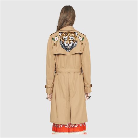 gucci 460014 trench|farfetch Gucci coats.